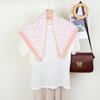 Korean small fresh floral small square scarf 68cm cotton breathable silk scarf women's atmosphere decorative scarf headband waist scarf