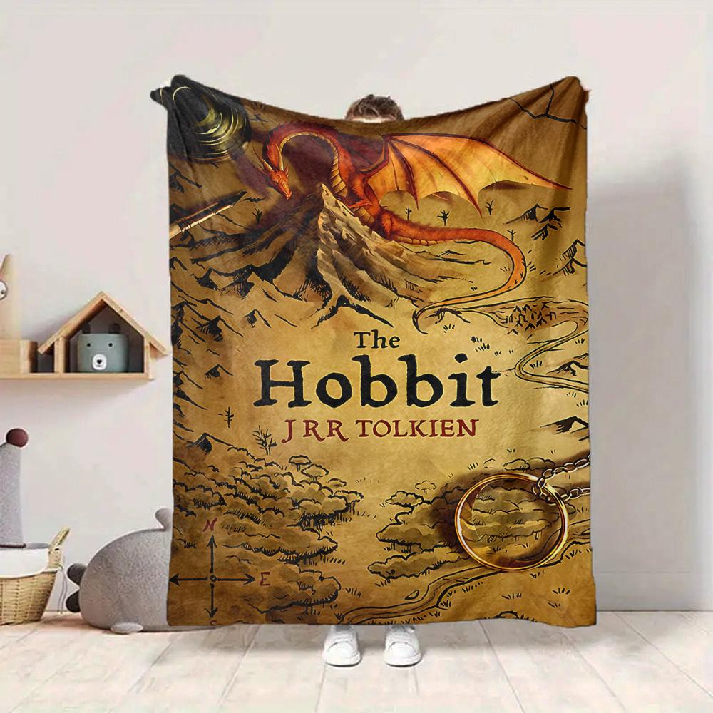1 Stück The Hobbit Flanell-Kuscheldecke - HD-Druck Leichte Weiche Warme Ganzjahresdecke für Sofa, Bett, Reise097