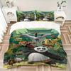 3pcs Kung Fu Panda Bedding Set. Soft and Comfortable with No Core Included (1x Duvet Cover + 2x Pillow Covers) Yy251031063