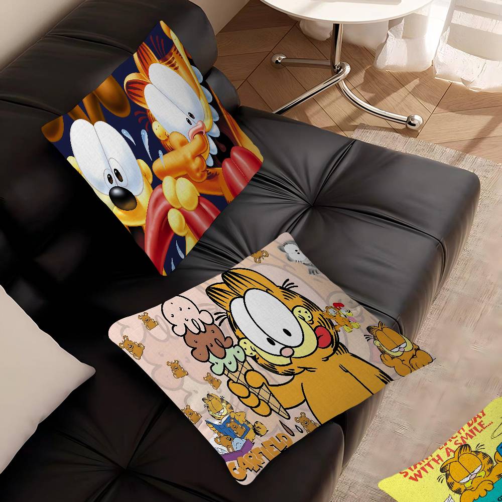 Cute Anime G-Garfields Cat Cushion Cover Decorative Pillow Sofa Home Decor case pillow cases