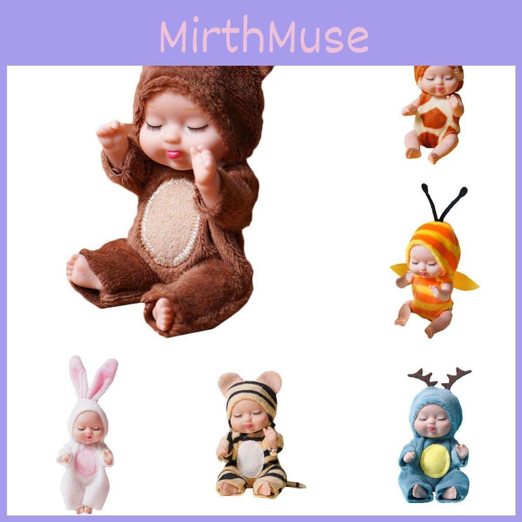 Crafted Lifelike Sleeping Newborn Baby Doll With Rotatable Limbs**