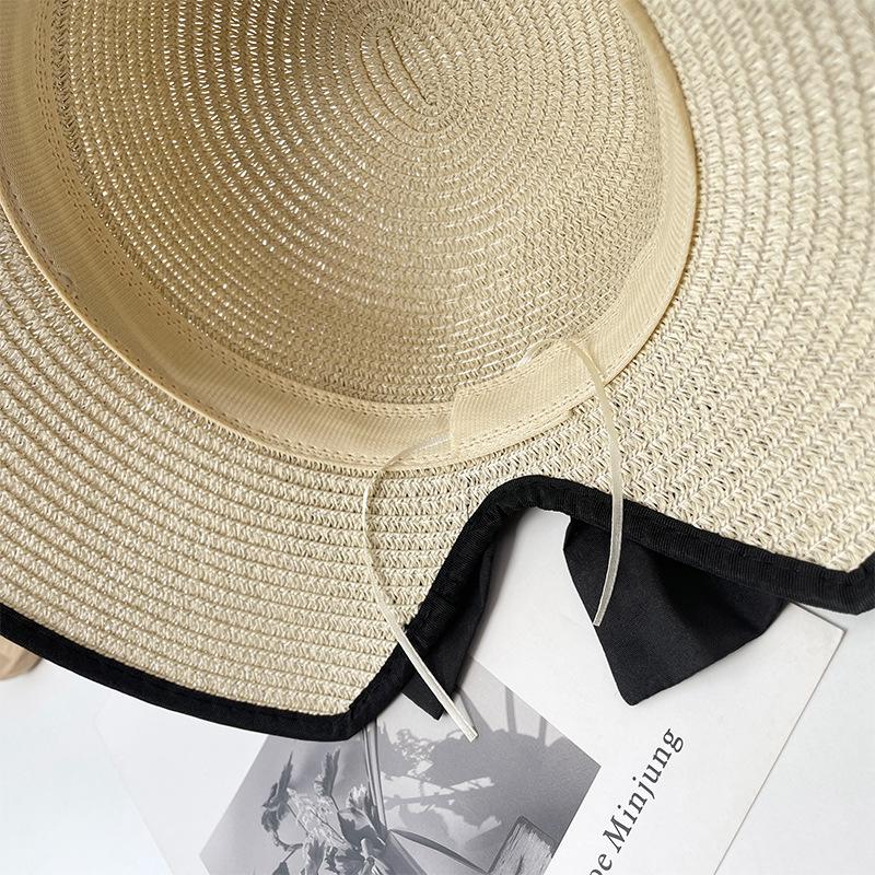 Japanese Style UV Protection Straw Fisherman Hat - Summer Beach Sun Hat