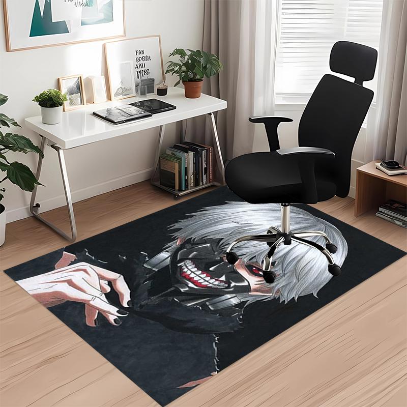 Tokyo Ghoul Printed Carpet, for Office Chair Living Room Bedroom Kitchen Room Decor Gifts.
