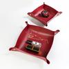 Pu Leather Storage Box Desktop Storage Tray Folding Organizer For Jewelry Key Coin Nordic Home Table Decoration SNHX03