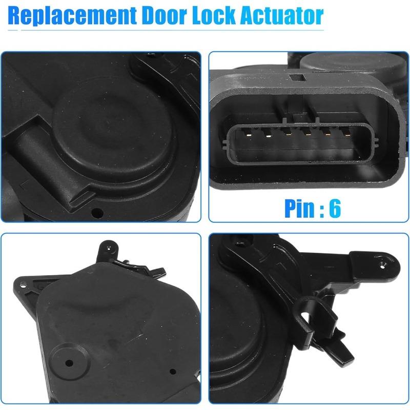 4Pcs Front Rear Left Right Side Door Lock Actuator Motor for Toyota RAV4 00-05 69120-42080 69110-42120 69120-12080 69110-12080