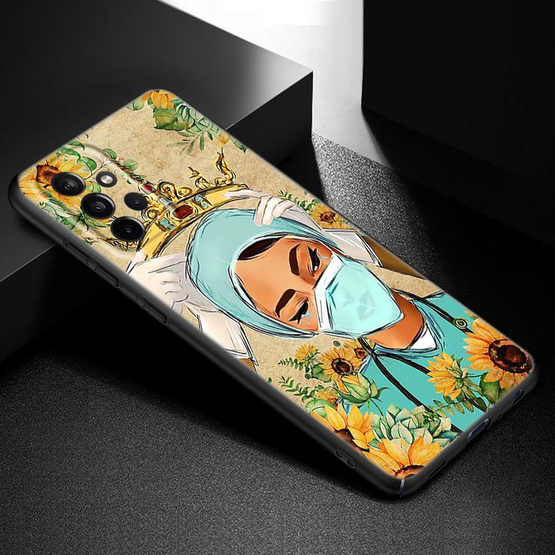Lekarz Pielęgniarka Korona Król Królowa Etui Na Samsung Galaxy A21 A30 A50 A52 S A13 A22 A32 A33 A53 A73 5G A11 A12 A31 A51 A70 A71 A72