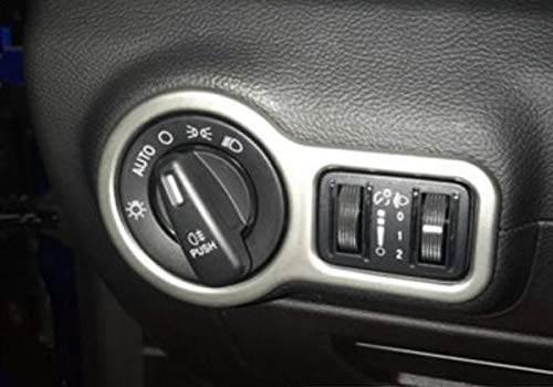 KADEKO Headlight Switch Frame Cover Headlamp Garnish for Maserati Ghibli and Quattroporte