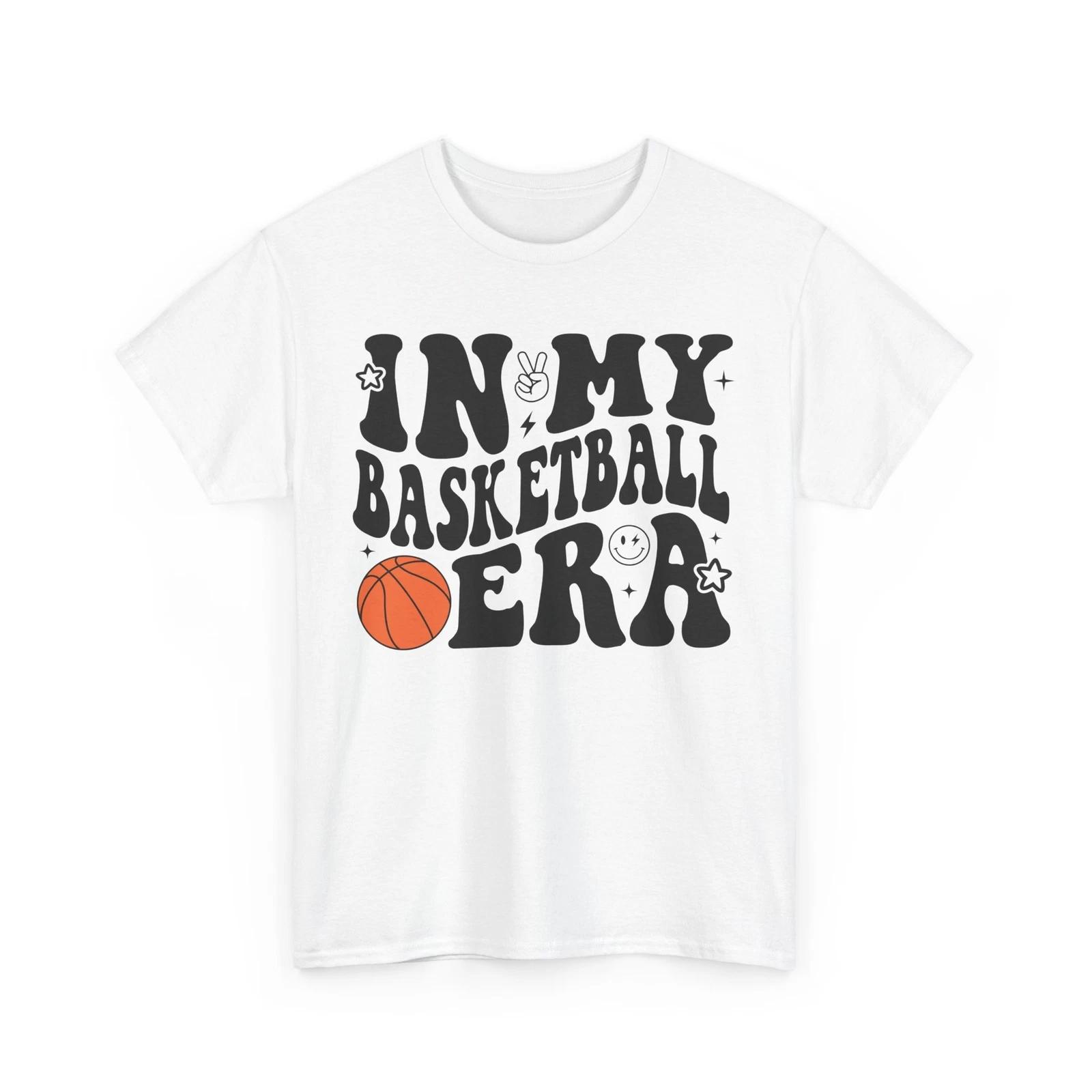 In my Basketball era T-Shirt | Athletic Hoops Shirt | Basketball Fan Tee 3XL