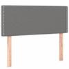 Vidaxl Kontinentalbett Mit Matratze, Dunkelgrau, 120X190Cm Stoff