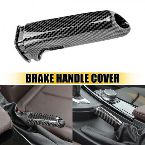 Front Handbrake Brake Handle Cover Carbon Fiber For Look BMW E46 E60 E90 E92 F30