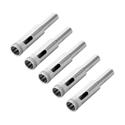 5 Stück 10mm Diamantbohrer Fliesen Marmor Glas Keramik Porzellan Lochsäge Bohrer Auszieher Entferner Werkzeuge
