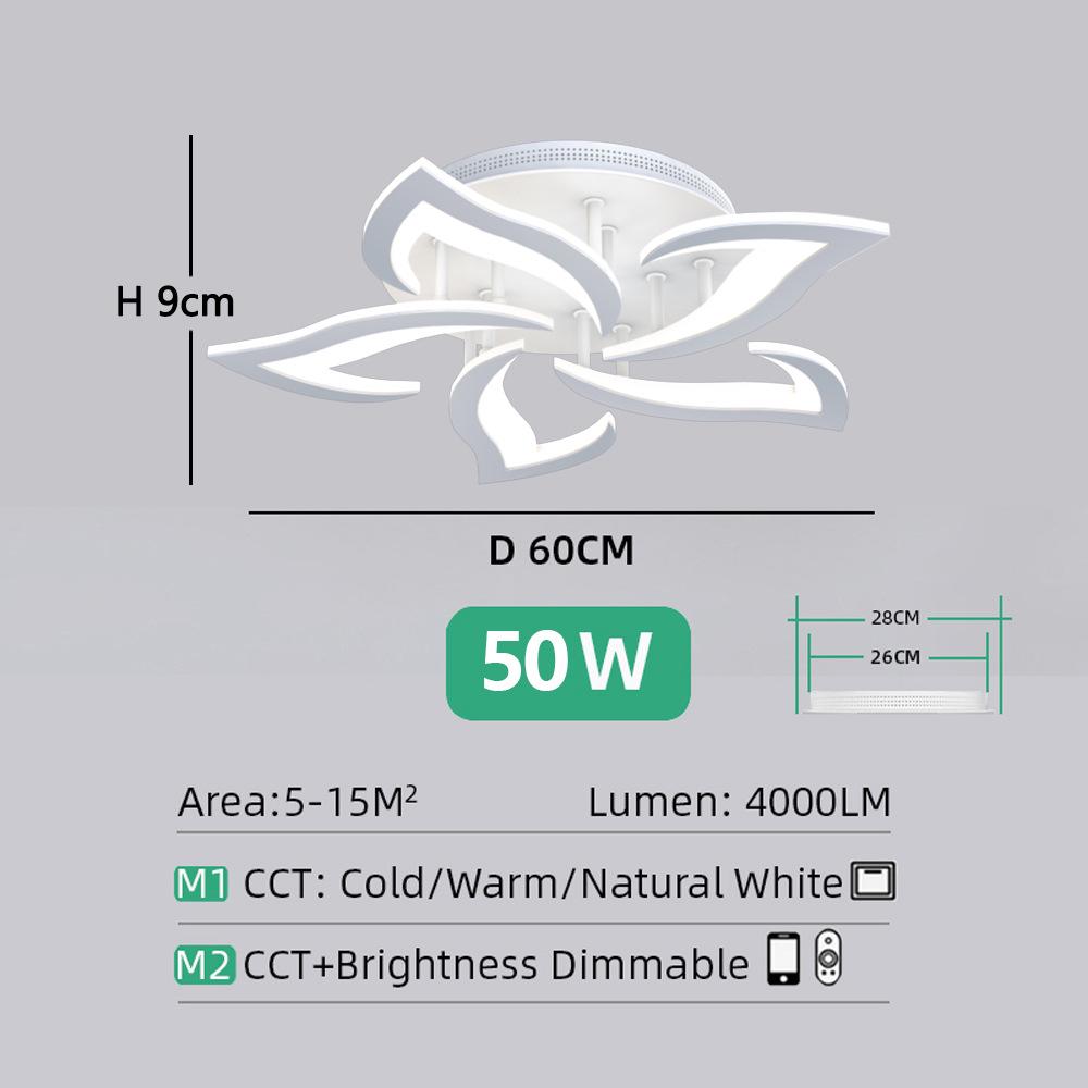 

Современный скандинавский светодиодный потолочный светильник для гостиной, спальни или ресторана - 85~265В