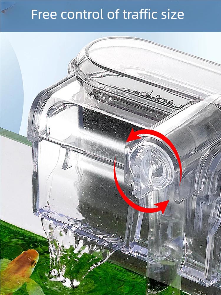 Nový závěsný filtr pro akvária, Mini filtr, USB, 2,5W, 250H/L Vhodný pro akvária pod 30 cm, Akvária