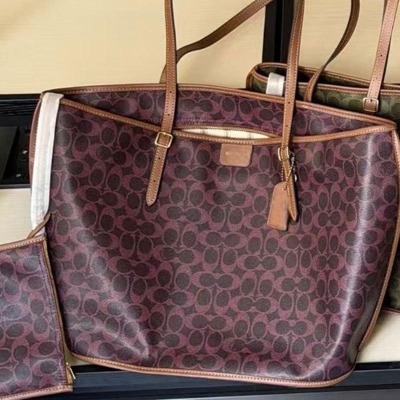 C's Vintage Floral Taxi 36 Duża Torba Tote - Na Ramię, Przez Ramię i Zakupowa
