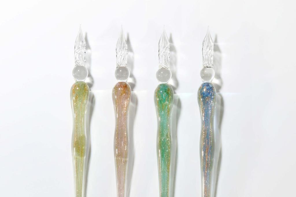 Teranishi Chemical Guitar Glass Pen Light Yellow GLA-LY