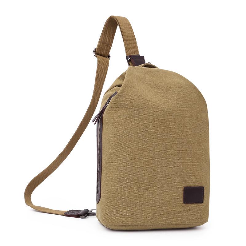Leisure Backpack Multifunctional Small Bags Men's Canvas Handbag Casual Bag Portable Travel Sports Gym Shoulder Bag
