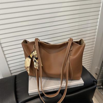 New Trendy Retro Commute To Work Versatile Shoulder Bag High Sense Tote Bag College Student Class Bag Woman