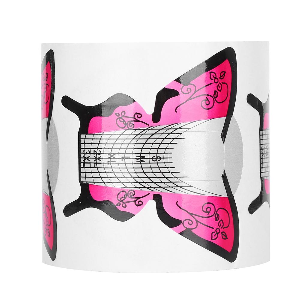 300pcs Nail Form DIY SelfAdhesive Manicure Nail Art Extension Form for Home Salon (B Style)