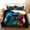 Gamepad Spielekonsole Serie Kissenbezug Bettbezug Zwei- oder Dreiteiliges Set 3D Digitaldruck