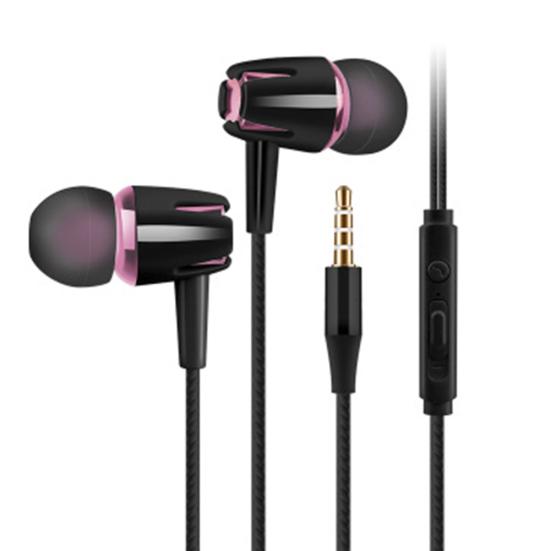 Universal Normal/Luminous Wire Heavy Bass In-ear 3.5mm Earphones with Microphone