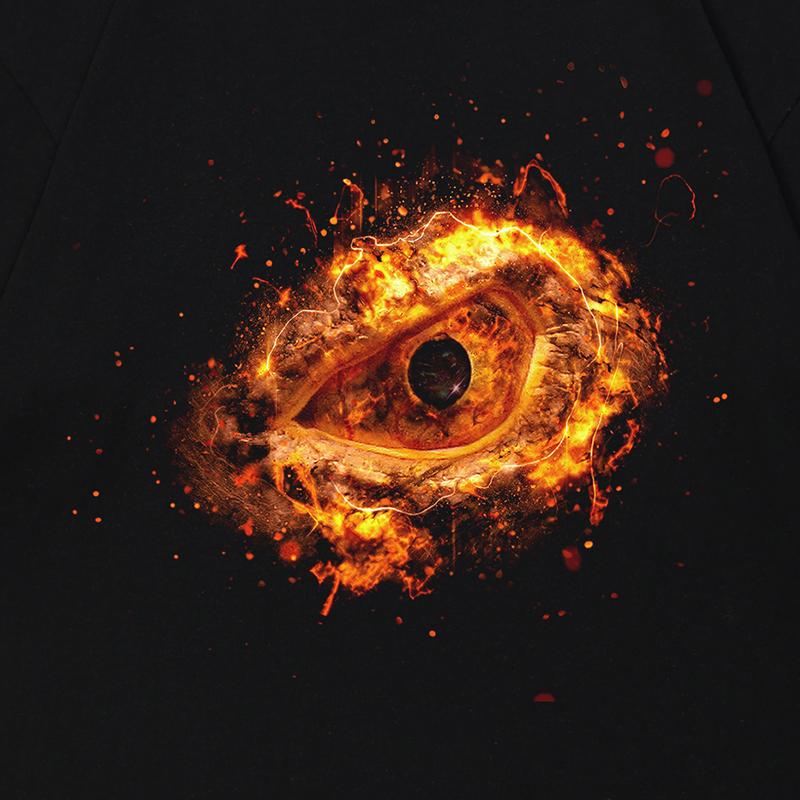 Уличная футболка унисекс Devil s Eye S чёрный — фото 4