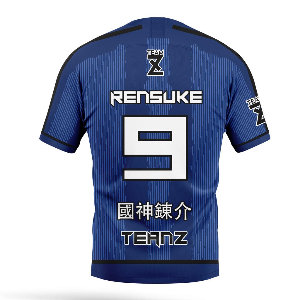 Anime Blue Lock TEAM-Z Club Trikot Eleven Isagi Nagi T-Shirt Herren- und Damenbekleidung Charakterdruck Tops Herren T-Shirts