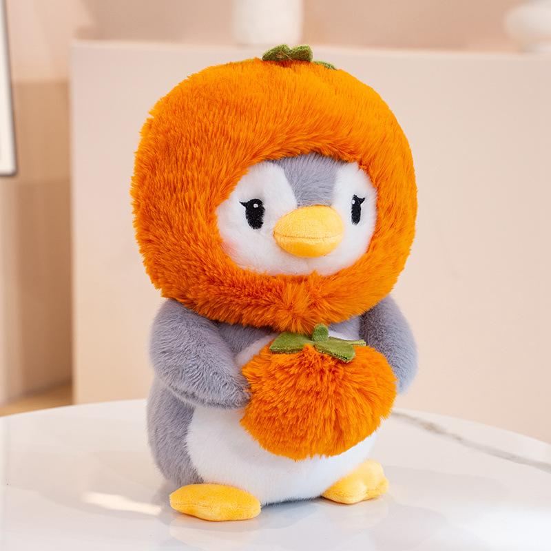 

Cute Cartoon Simulated Fruit Penguin Doll Children Holding Sleeping Doll Birthday Gift Plush Toy Doll Lion