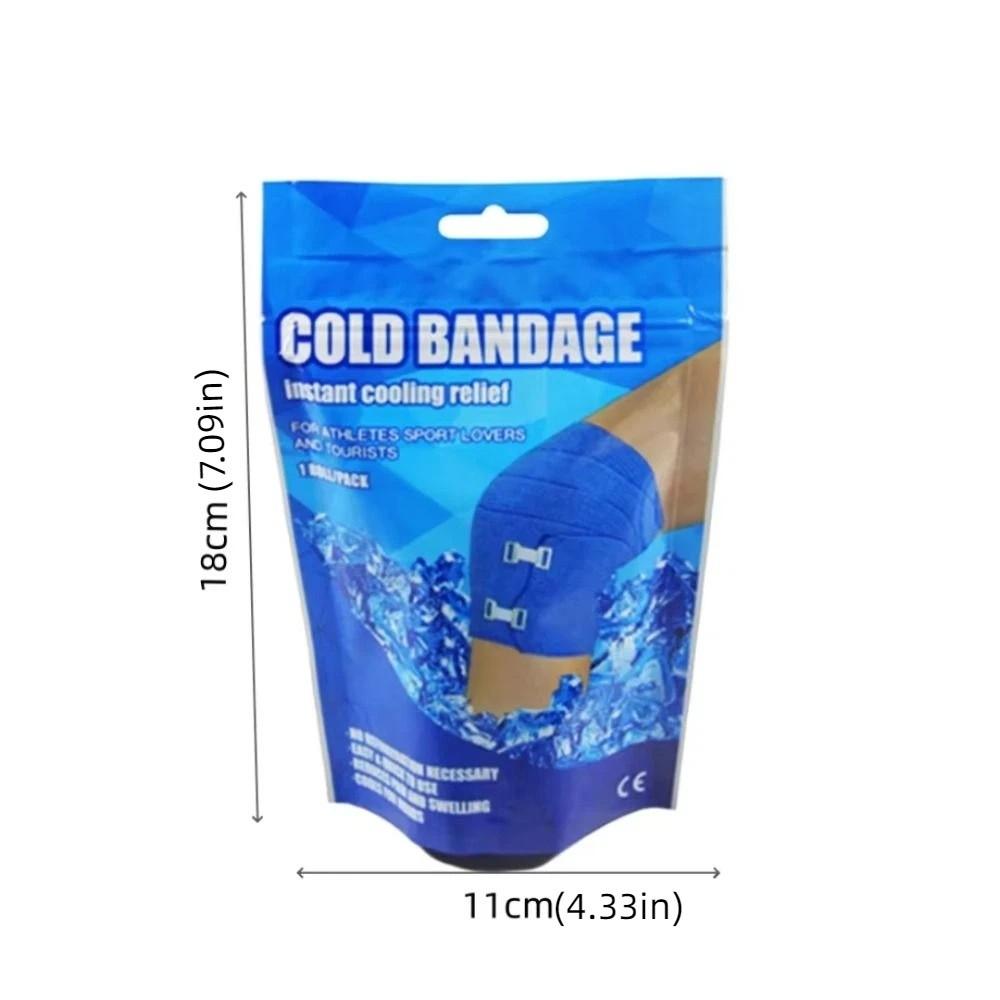 Elastic Cooling Tape Self Adhesive Muscle Recovery Tap Pets Ice Bandage Athletes