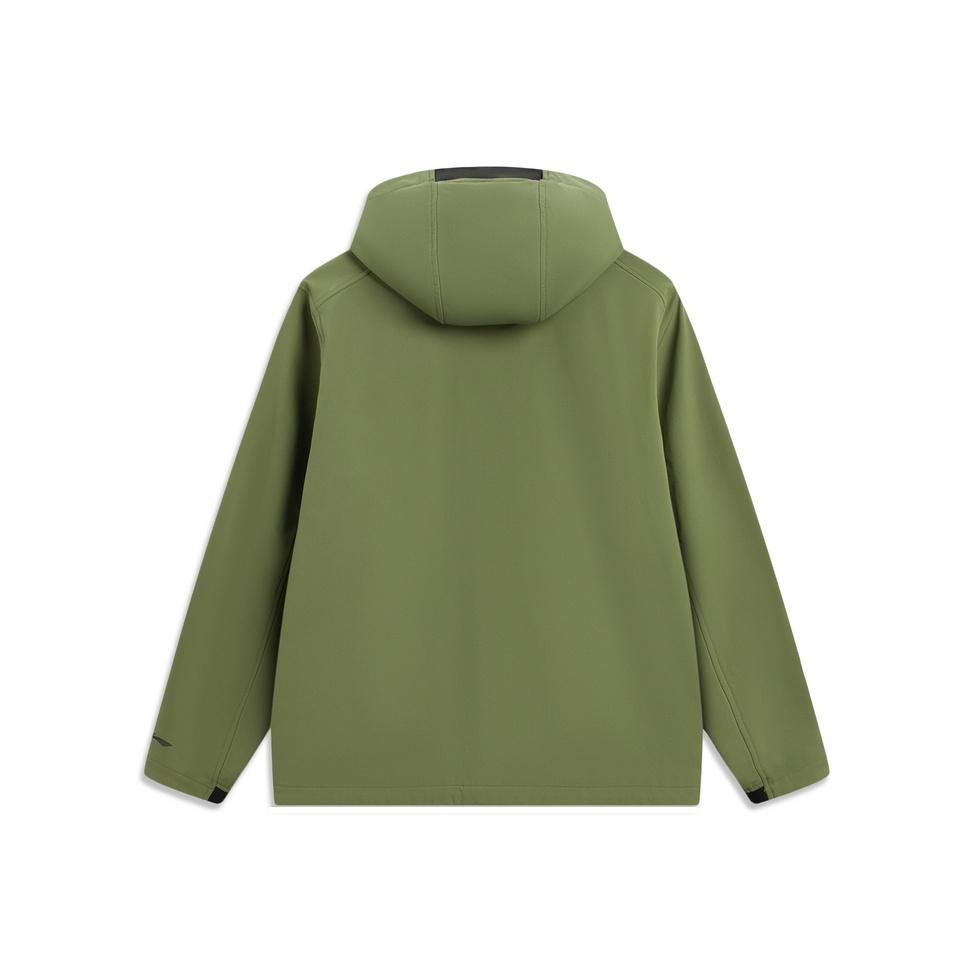 Li Ning Outdoor CF Water-Resistant Warm Fleece Loose Jacket Softshell Men Jacket AFDVB37-4