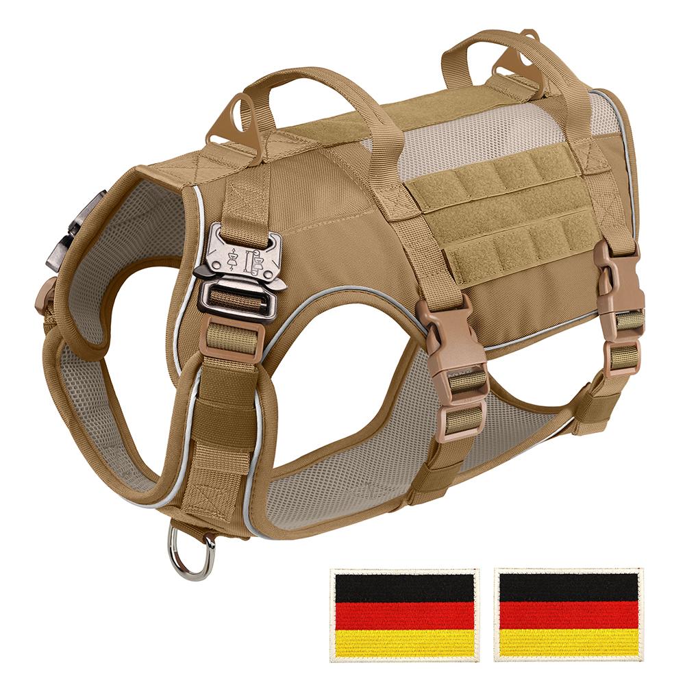 Taktisches Militärhunde Geschirr Strapazierfähiges Nylon Hunde Westen Geschirr mit Griff für Haustiertraining Mittelgroße Große Hunde Deutscher Schäferhund