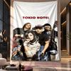 Wall Hanging Tapestry,Tokio Hotel Printed Fabric Backdrop For Dorm Room Party Decoration