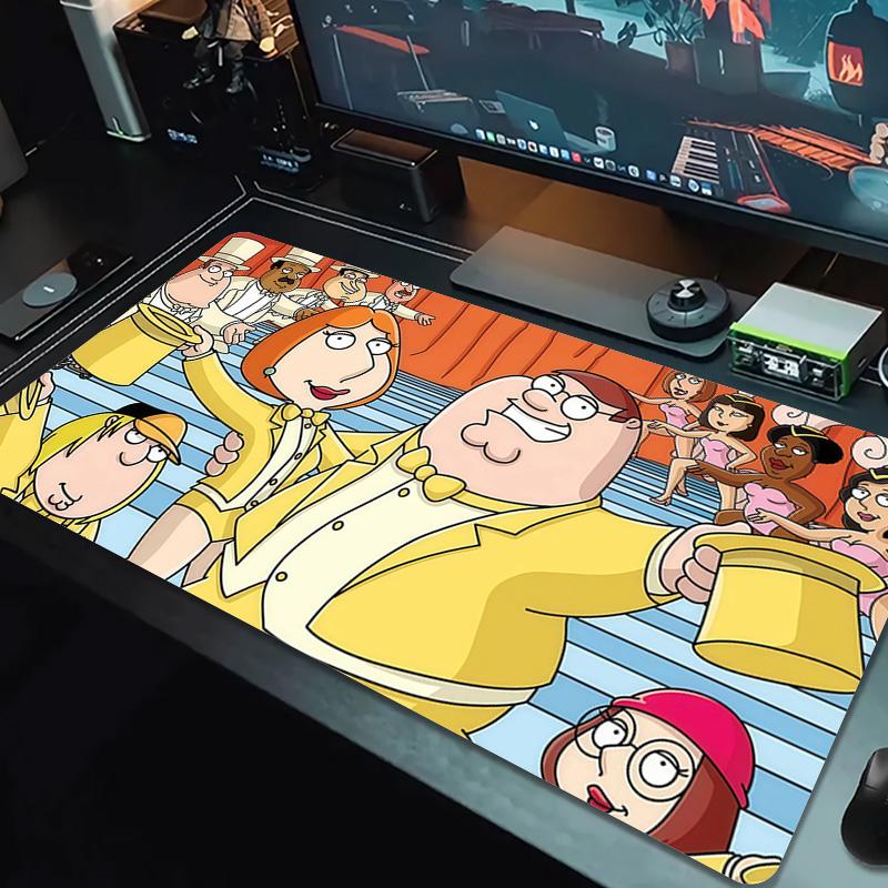 Family Guy2 Print Cushion Non-slip Laptop Tablet Big Mousepad XXL Mat Mini PC Playmat With Lock Edge
