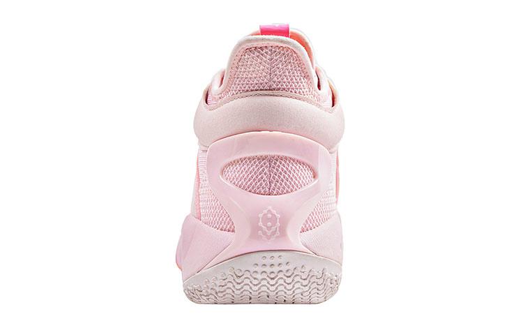 Li Ning SONIC 9 Cushioning Slip Resistant Abrasion Resistant Coverage Support High Top Basketball Shoes Men's Pink ABAR011-9