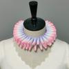 Vintage Organza Ruffle Fake Collar Elizabethan Neck Ruffle Collar Ensembles Clown Neck Collars