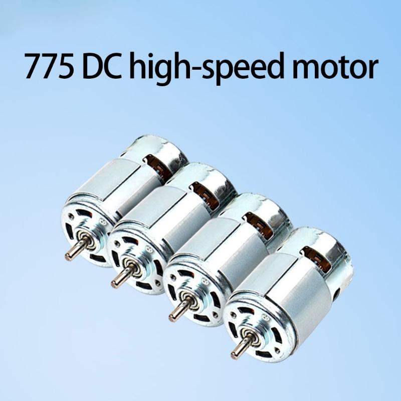 Multi Purpose 775 Round Shaft Motor High Torques 12000RPM Ball Bearing System For Robotics And Power Tool Upgrades