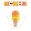 Plastic Pretend Play Food Toy Interactive Math Learning Toy Kids Ice Cream Play Set  Kids Children