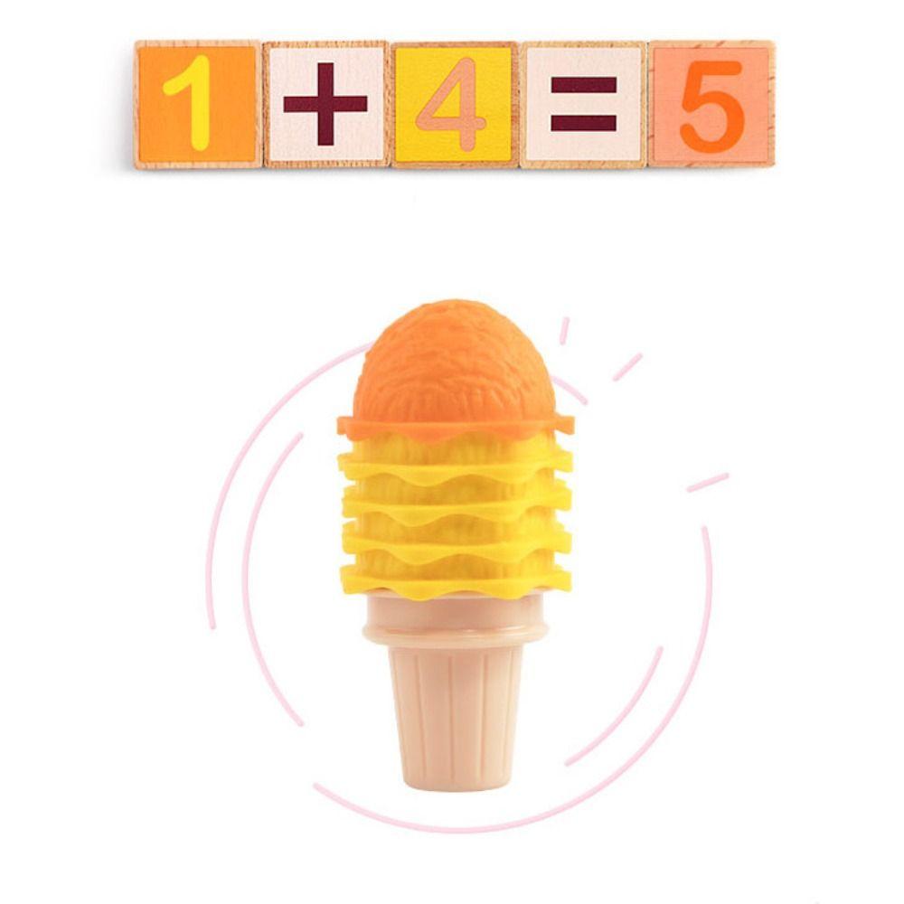 Play House Kids Ice Cream Play Set Interactive Math Learning Toy  Party Favor Gift