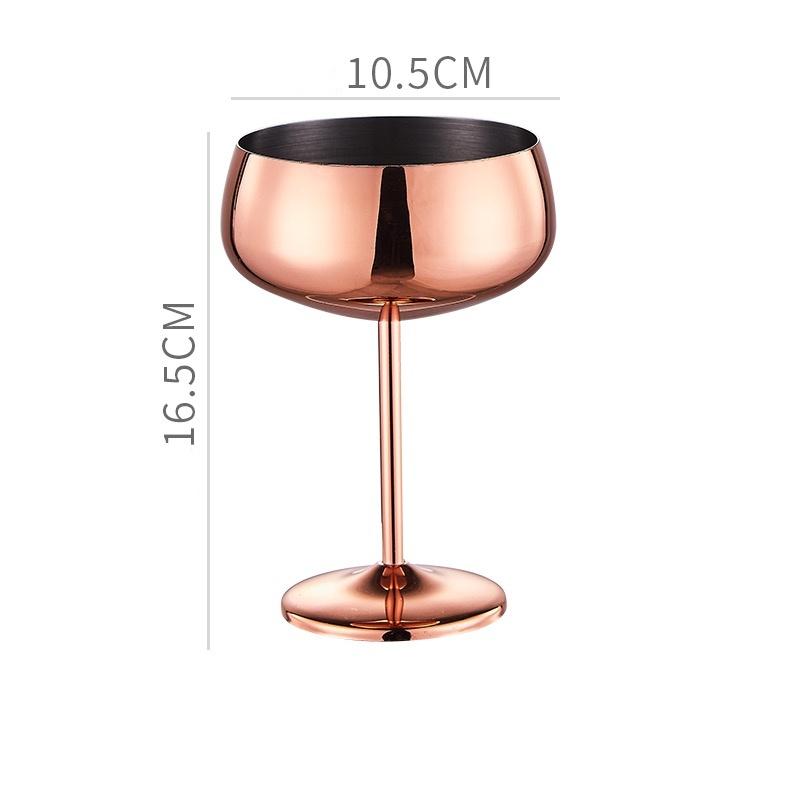 Cocktailglas i rostfritt stål Mattpolerad Vodkakopp Juice Sprit Champagnekalk Bägare Fest Margarita Dryckesartiklar Kopp