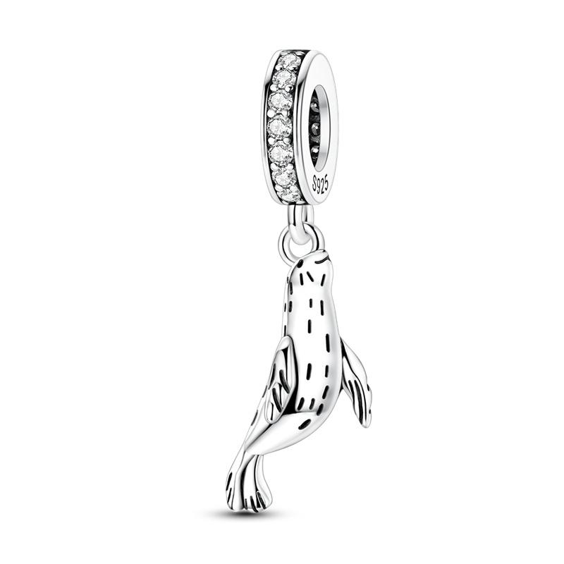Zircon Jewelry Luminous Whale Shark Pendant For Original Necklace Bracelet Diy