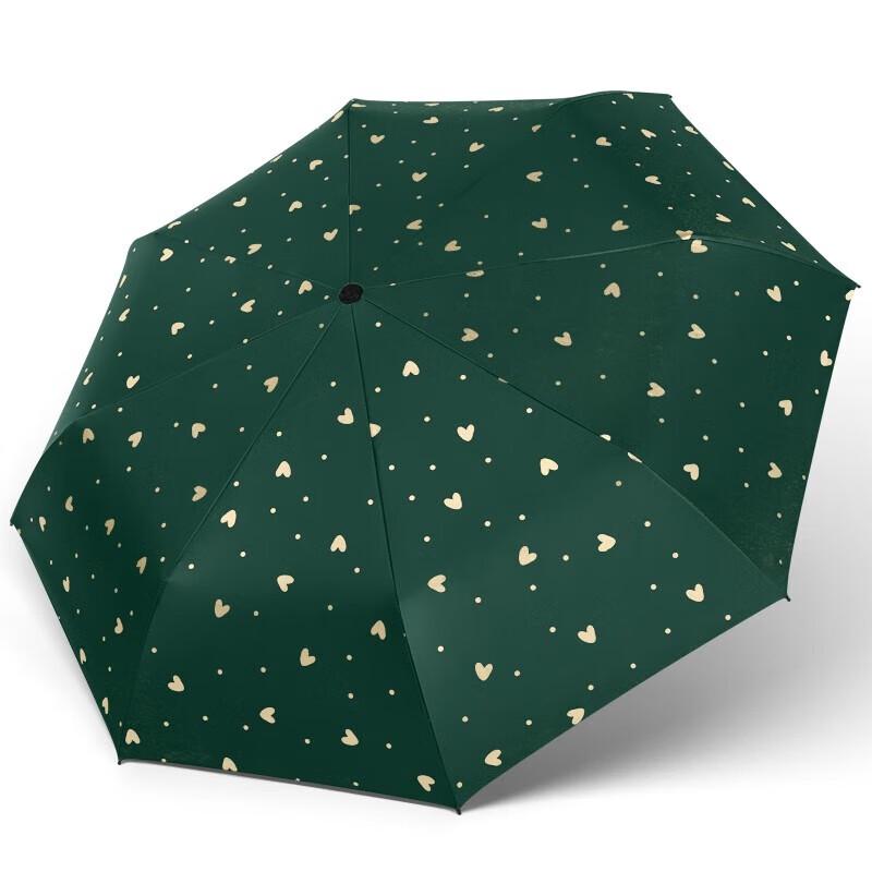 MAYDU 3-Fold Heart Pattern UV Protection Umbrella