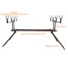 Retractable Fishing Rod Stand Detachable Metal Adjustable Casting Rods Holder