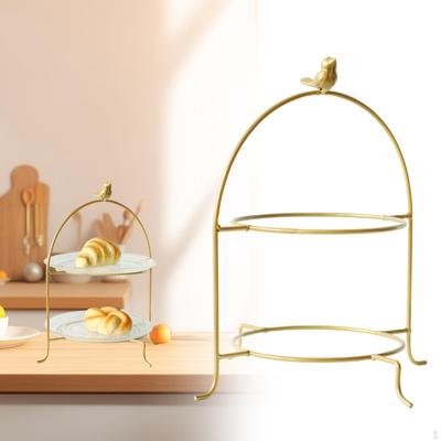 Cupcake Dessert Rack Stand Fruit Snack Plates Metal Multiuse Pastries Holder Pastry for