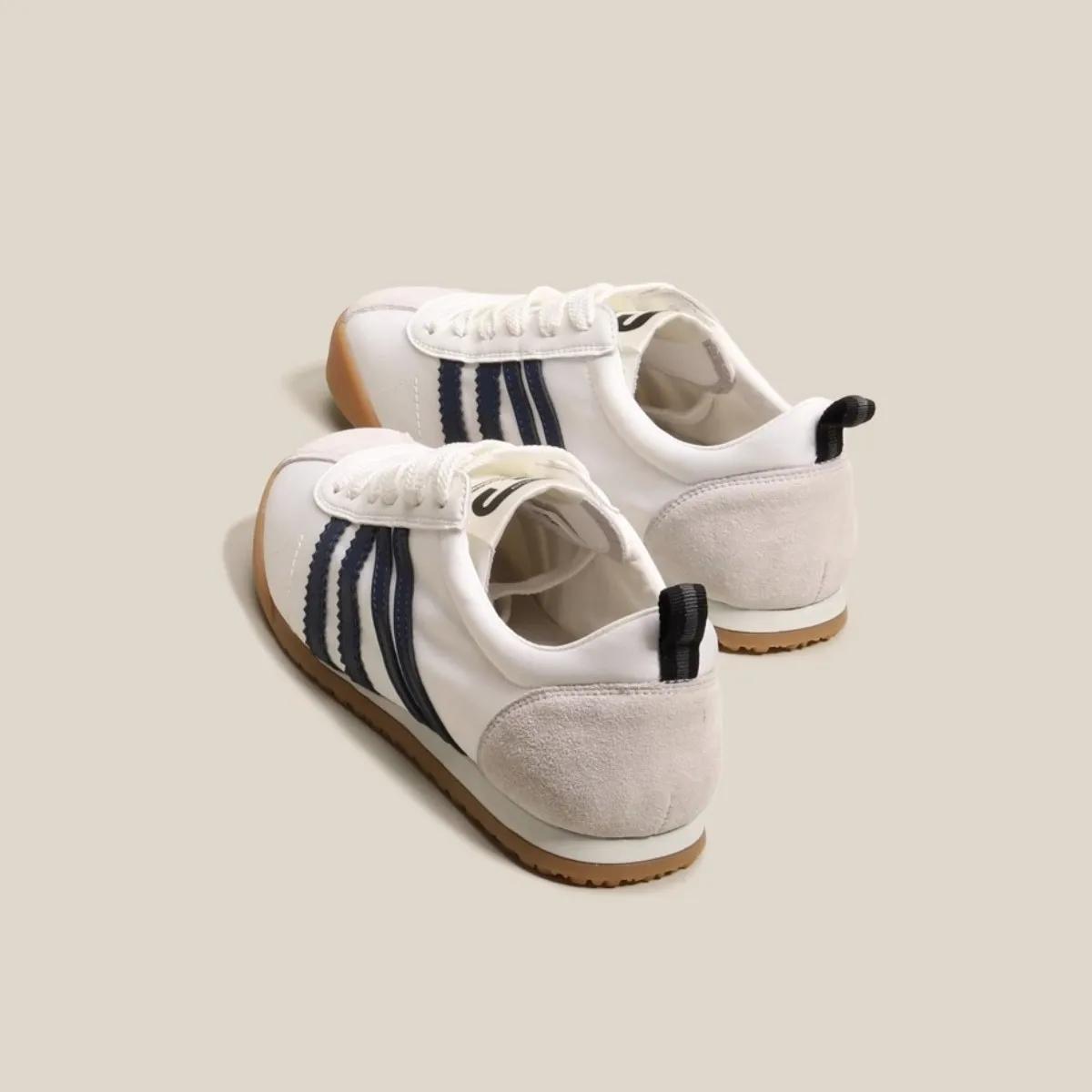 

Обувь для тренировок на плоской подошве, легкая, дышащая, женская, новая, летняя, повседневная, спортивная, поверхность из влажной ткани, маленькие белые туфли женские 35 бежевый