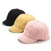 Unisex Short-Brim Baseball Cap: Soft-Top Equestrian Sun Hat with Duckbill Brim, Korean Style