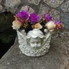 European Creative Angel Flower Pot for Succulents - Outdoor Garden Resin Sculpture Ornament