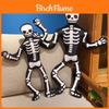 Halloween Skeleton Pumpkin Plush Toy With Pp Cotton For Holiday Decor And Gift