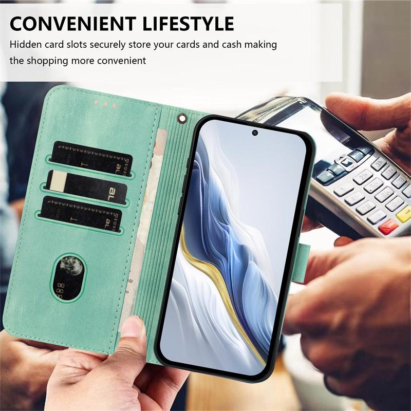 Casing For Realme C11 2021 C12 C15 C17 C20 C21 C21Y C25 C25S C30 C30S C55 4G Leather Wallet Pocket Card Slots Flip Case Cover