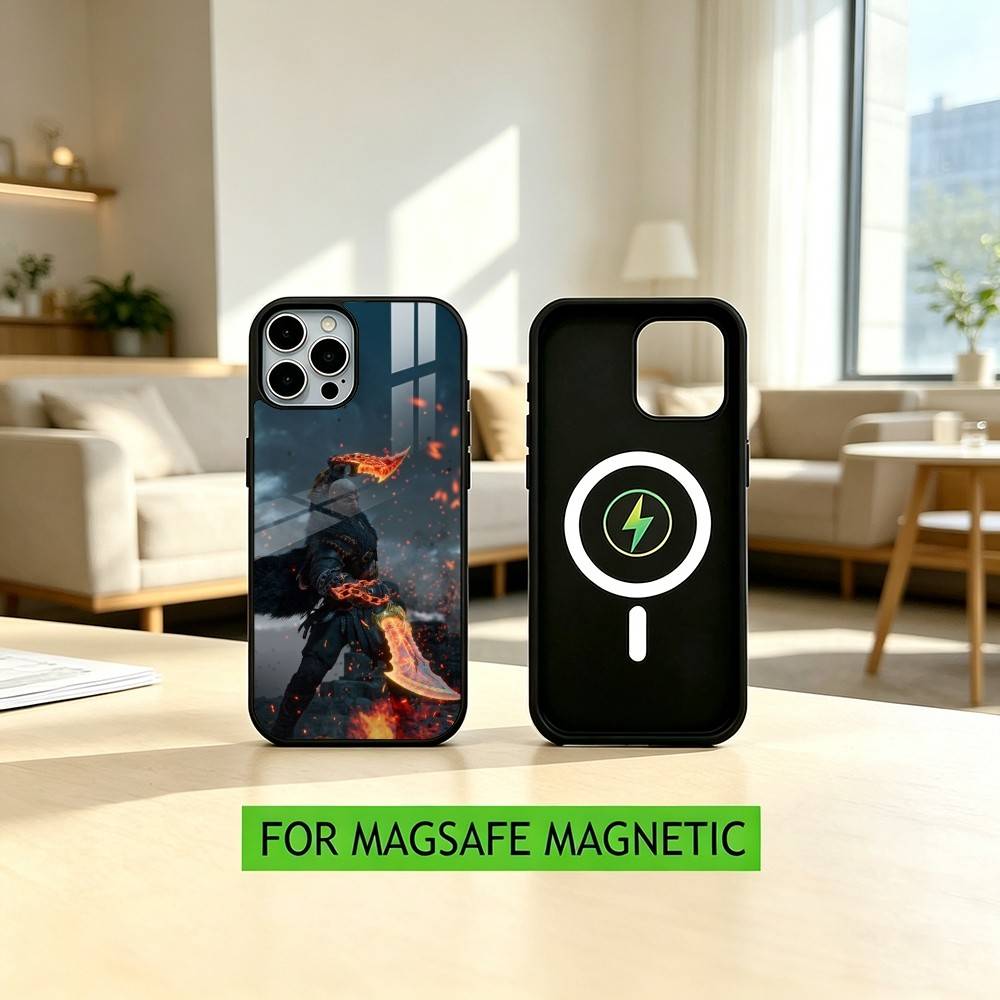 God of war Battle Karatos GAME  Phone Case For iPhone17,16,15,14,13,12,11 Plus,Pro Magnetic with Magsafe Wireless Charging