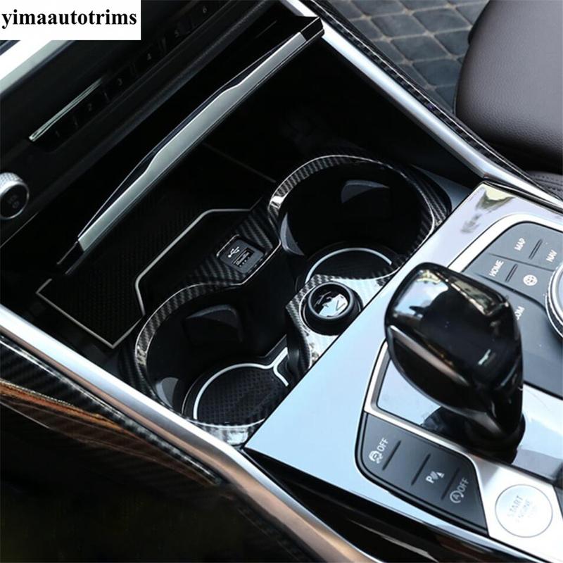 Head Lamp Handle Bowl Dashboard Gear Box Panel Cover Kit Trim ABS Carbon Fiber Look Accessories For BMW 3 Series G20  - 2024