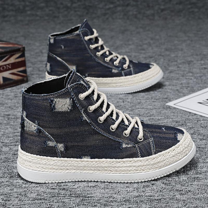 Fashion High Quality Outdoor Men's Sneakers Fashion Board Shoes for Men Casual Breathable Mesh Light Anti-slip Shoes Zapatos De Hombre